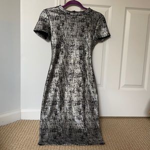 Shiny Body Fit Dress/ Size Small